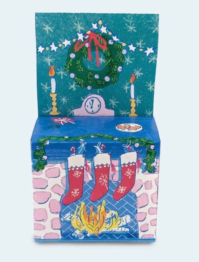 Candy Buttermints - "The Night Before Christmas" Fireplace