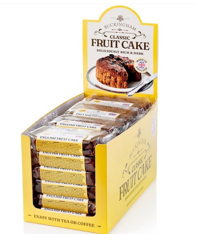 Buckingham Fruit Cake Slice