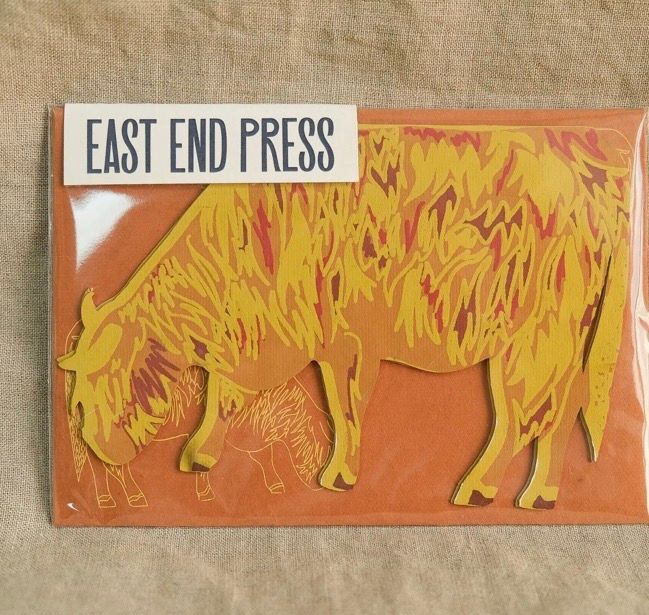 Highland Cow Greeting Card
