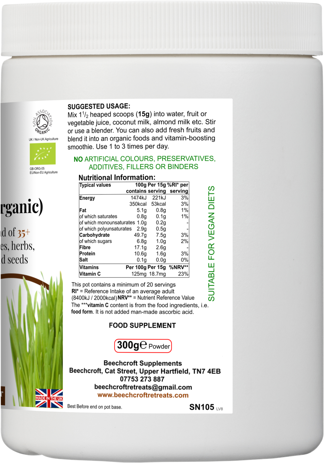 Total Green Nourish (organic)