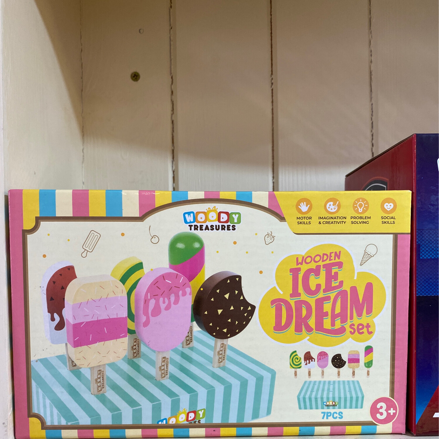 Wooden Ice Cream Set