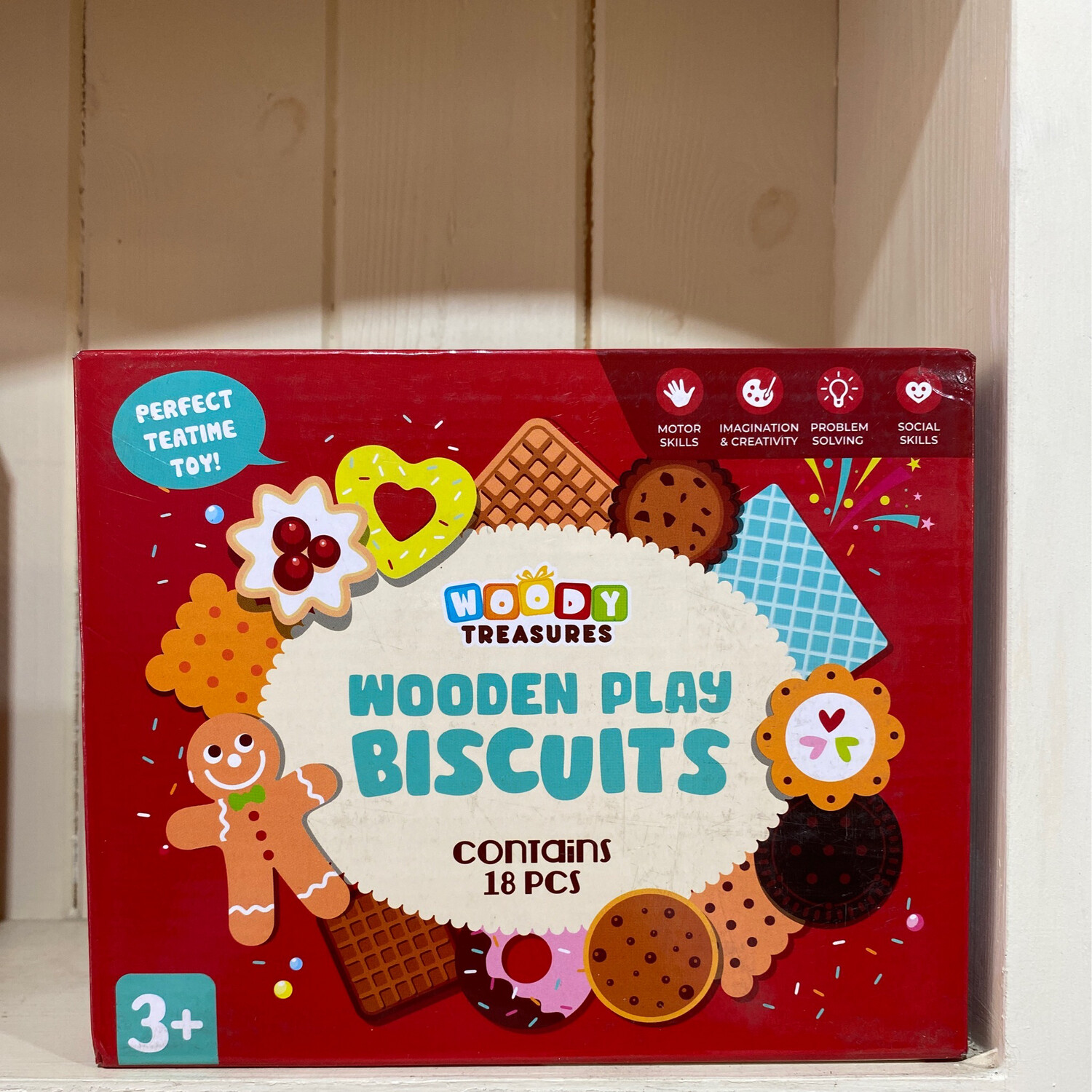Wooden Play Biscuit Set