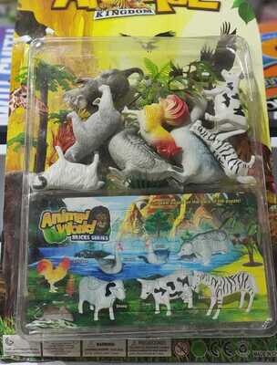 Zoo game with puzzle