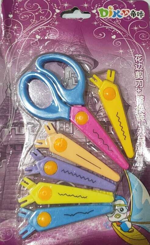 Craft scissors shapes
