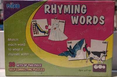Learning Puzzle rhyming words