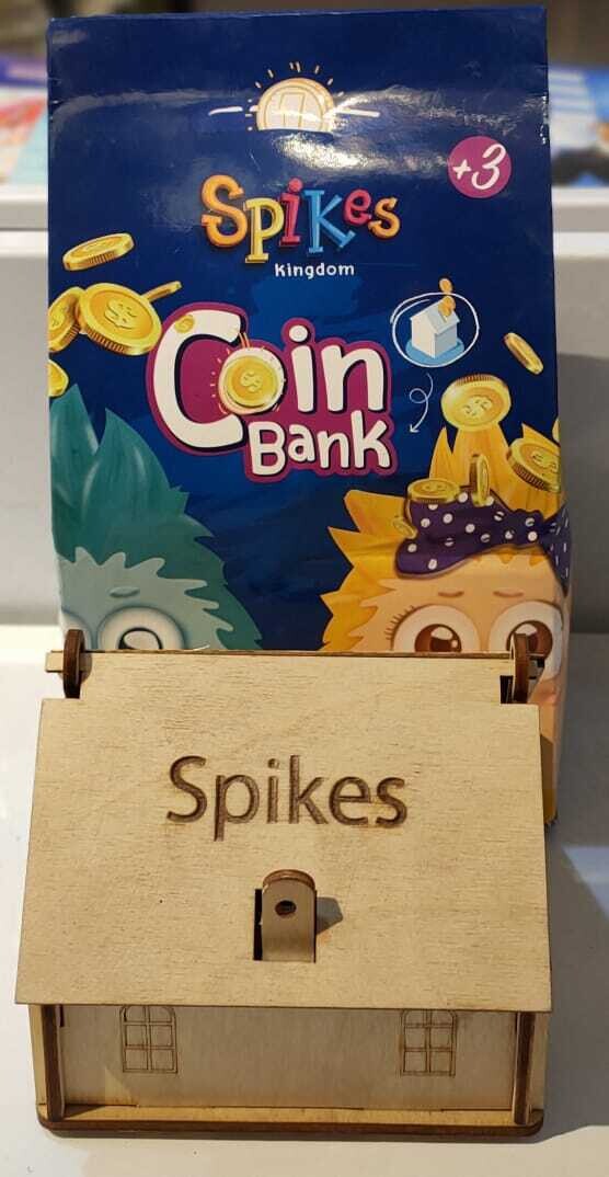 Spikes coin bank