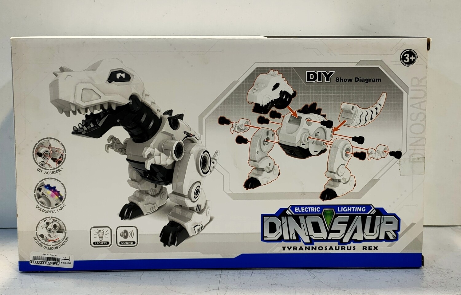 Electric lighting dinosaur Tyrannosaurus rex