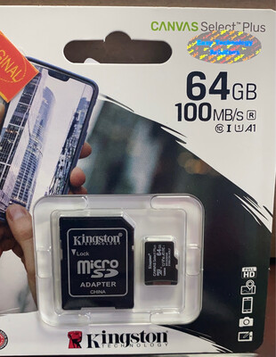Memory Card Kingston 64G