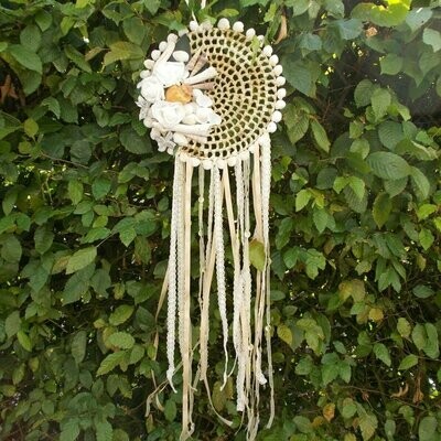 Traumfänger Muscheln, beige