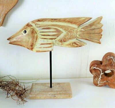 Deko Fisch, Dekofigur, Figur, Sommerdeko, Floristikbedarf, groß
