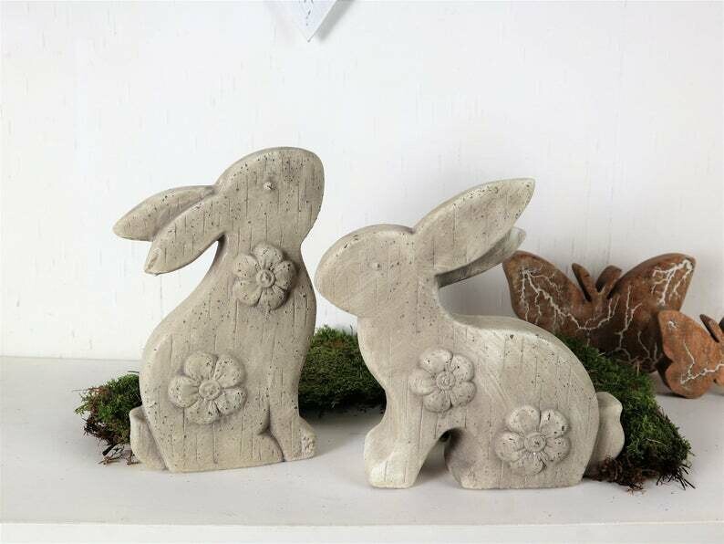 Osterhasen 2er Set, Stückpreis 9,95 Euro, Osterdeko  Floristikdeko