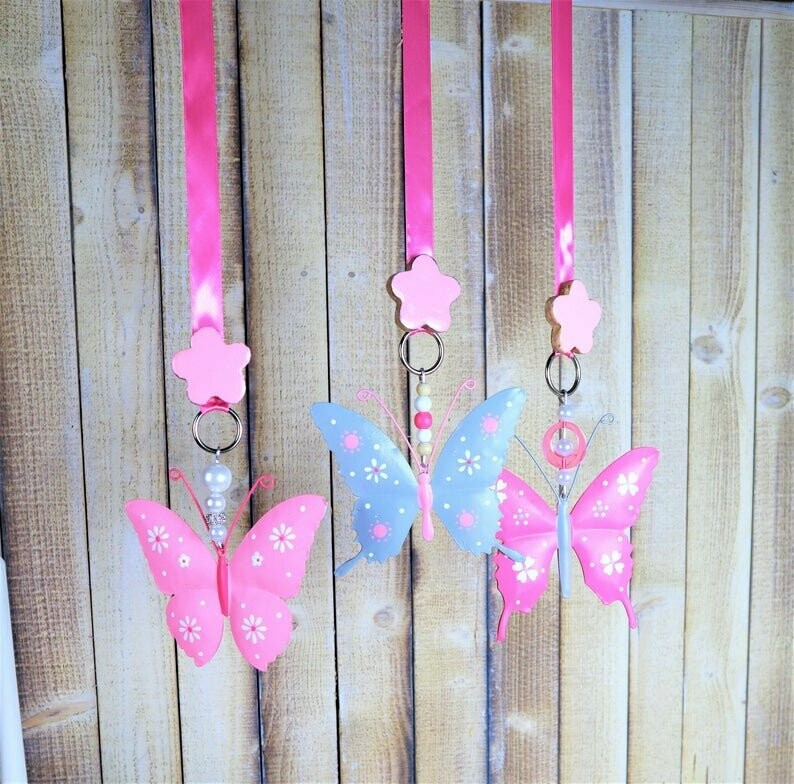 Fensterdeko, Schmetterling, vers. Farben, Hänger, Fensterschmuck