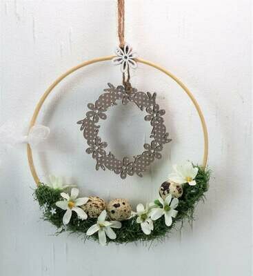 Fensterdeko, Osterdeko Kranz