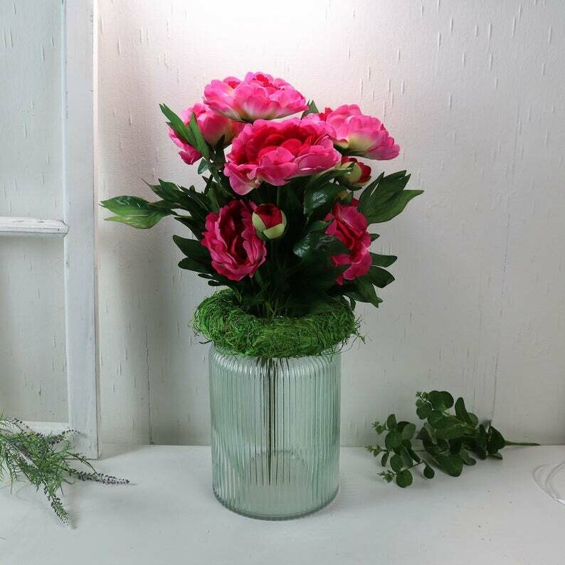Pfingstrose pink, Deko Blumen, Floristikbedarf