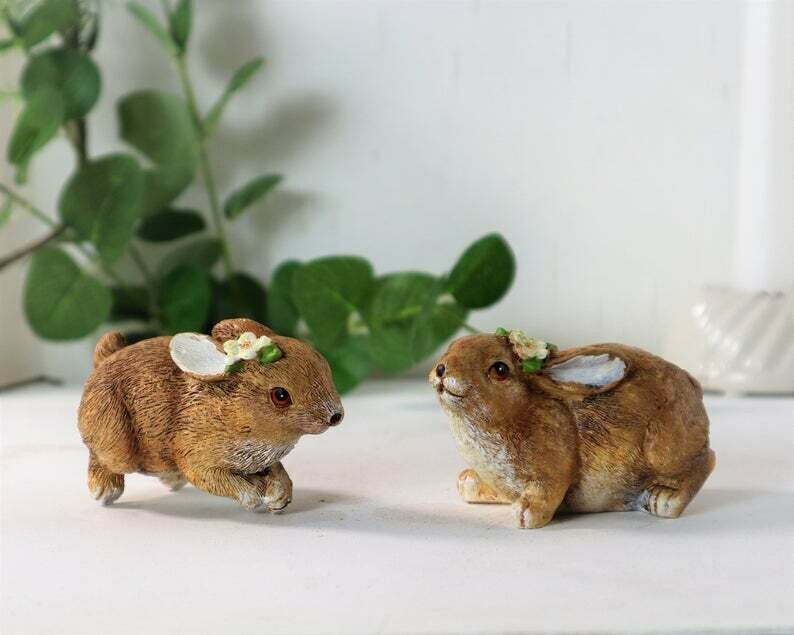 2er Set Hase braun, Osterhase, Osterdekoration, Stk. 4,95 Euro, Floristikdeko, Ostern