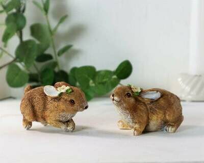 2er Set Hase braun, Osterhase, Osterdekoration, Stk. 4,95 Euro, Floristikdeko, Ostern