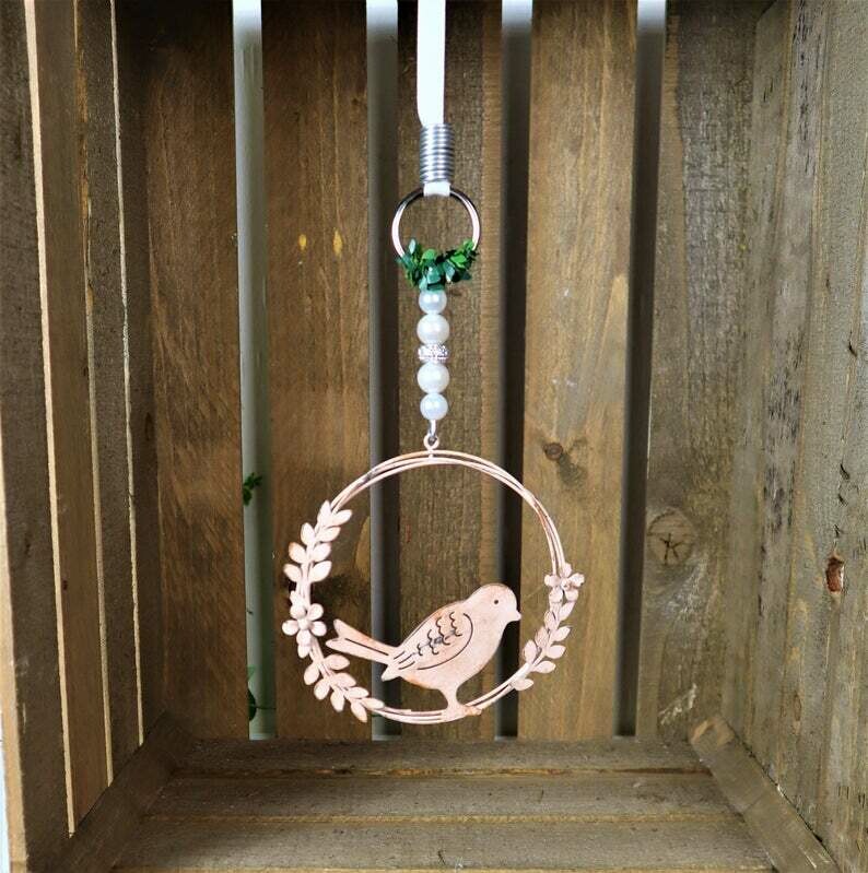 Fensterdeko, shabby rosa, edel, Shabby Chic Stil,Landhausstil