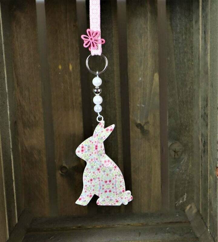 Osterdeko, Fensterdeko, Osterhase, Fensterdeko