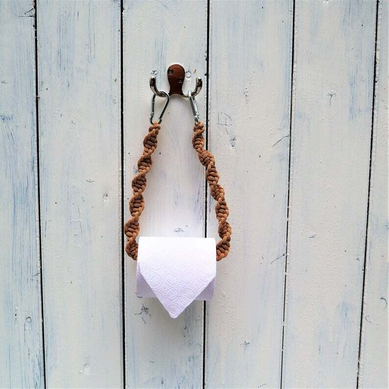 Toilettenrollerhalter, Toilettenpapierhalter, Handtuchhalter, Landhausdeko