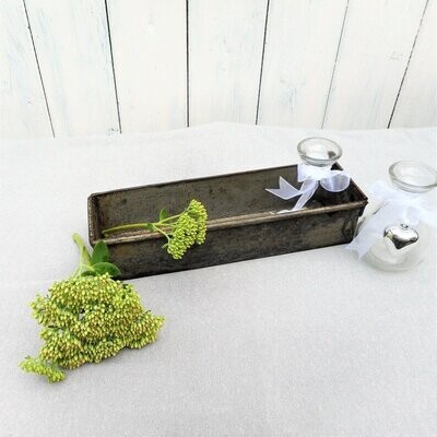 Brotform im alt französischem Stil, Metallkasten, Eisenschale, Nr.1, Floristikdeko