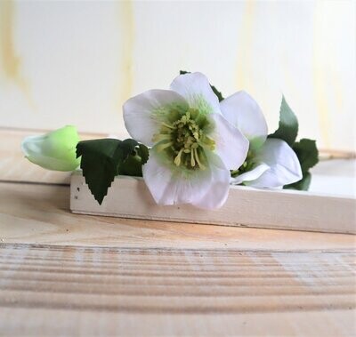 Christrose groß weiß, künstliche Blume