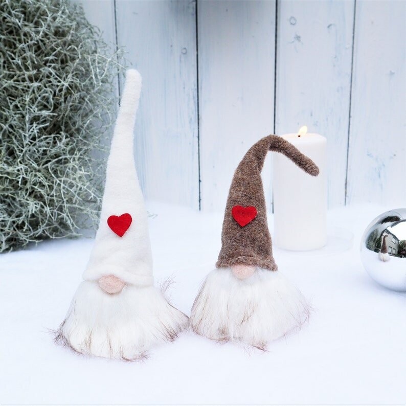 Weihnachtsdeko Wichtel BEIGE