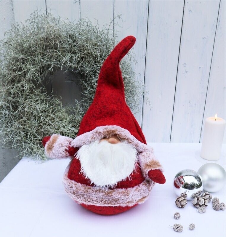 Wichtel groß rot Türstopper