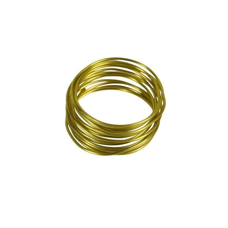Aluminiumdraht goldfarbig 2mm 2,50m lang