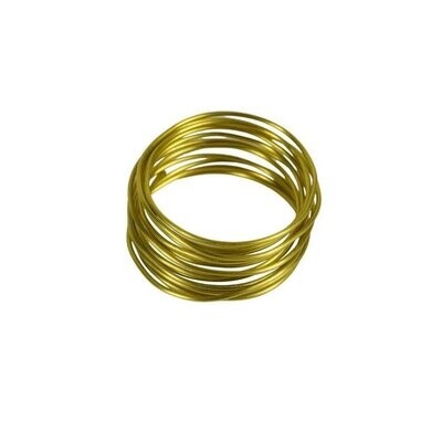 Aluminiumdraht goldfarbig 2mm 2,50m lang