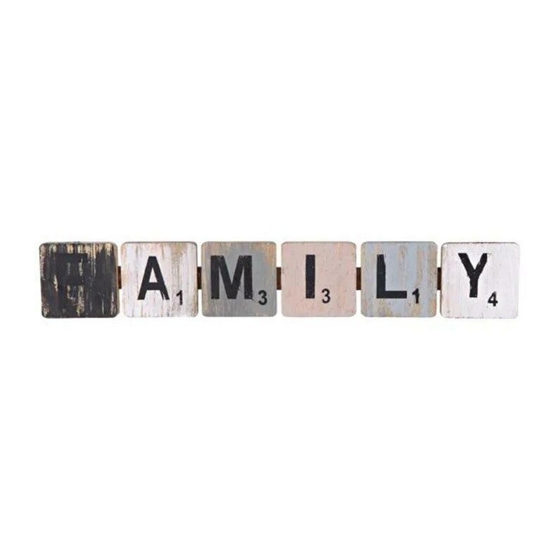 Deko Schild, Holz "family"