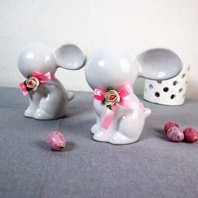 Osterhase Osterdeko weiß Osterhase Osterdeko weiß