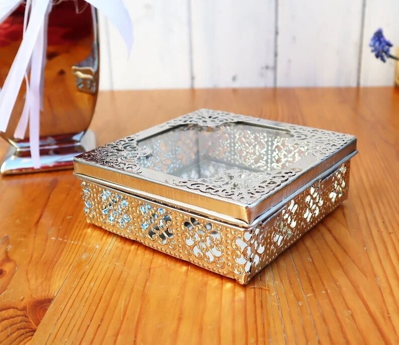 Dose Metall Box Geschenkbox Teedose