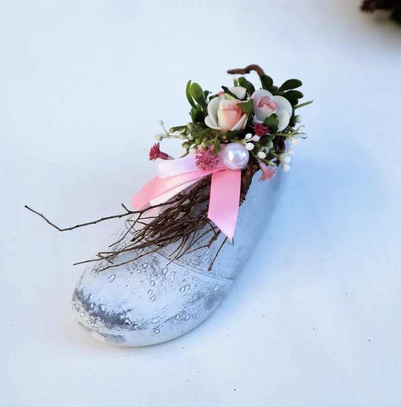 Tischdeko Schuhleisten klein