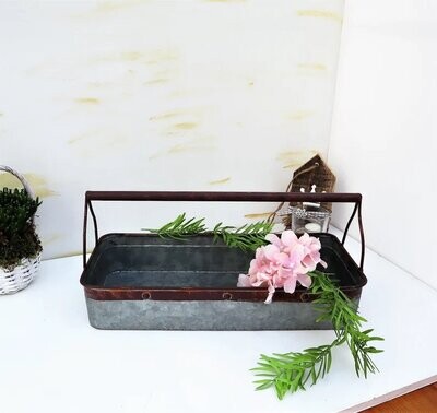 Pflanzschale Metall Metallkorb groß