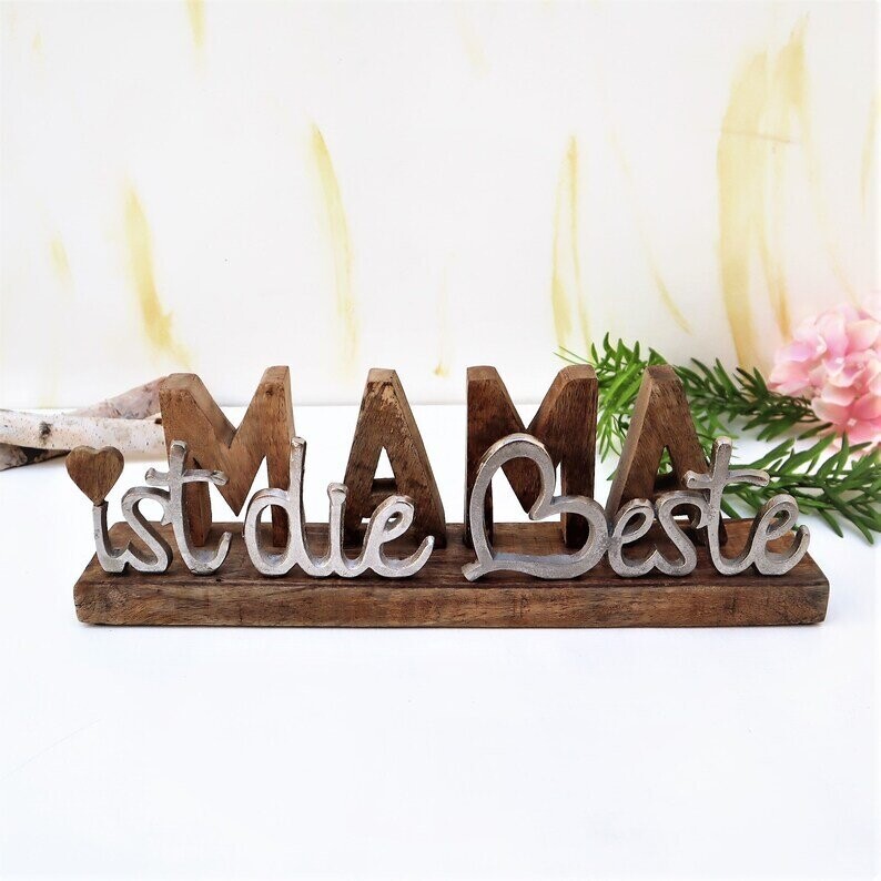 Deko Schild Mama ist die Beste