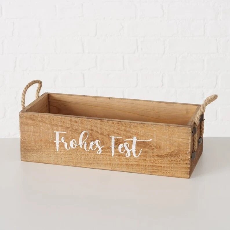 Adventskiste Geschenkbox Frohes Fest