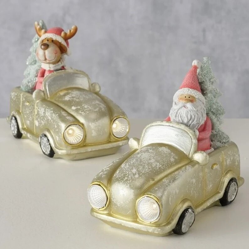 Weihnachtsauto Weihnachtsdeko Weihnachtsmann
