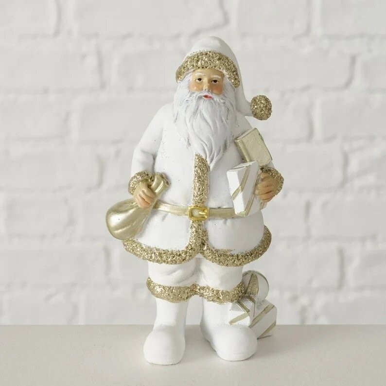 Weihnachtsmann edel, Weihnachtsdeko mit Geschenksack