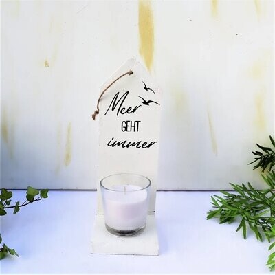Kerzenhalter Holz maritim