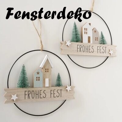 Fensterdeko Weihnachten