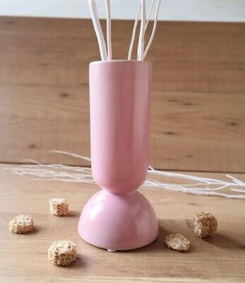 Tischdeko Vase rosa klein