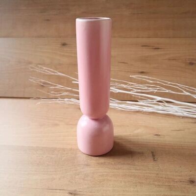 Tischdeko Vase modern rosa 24cm