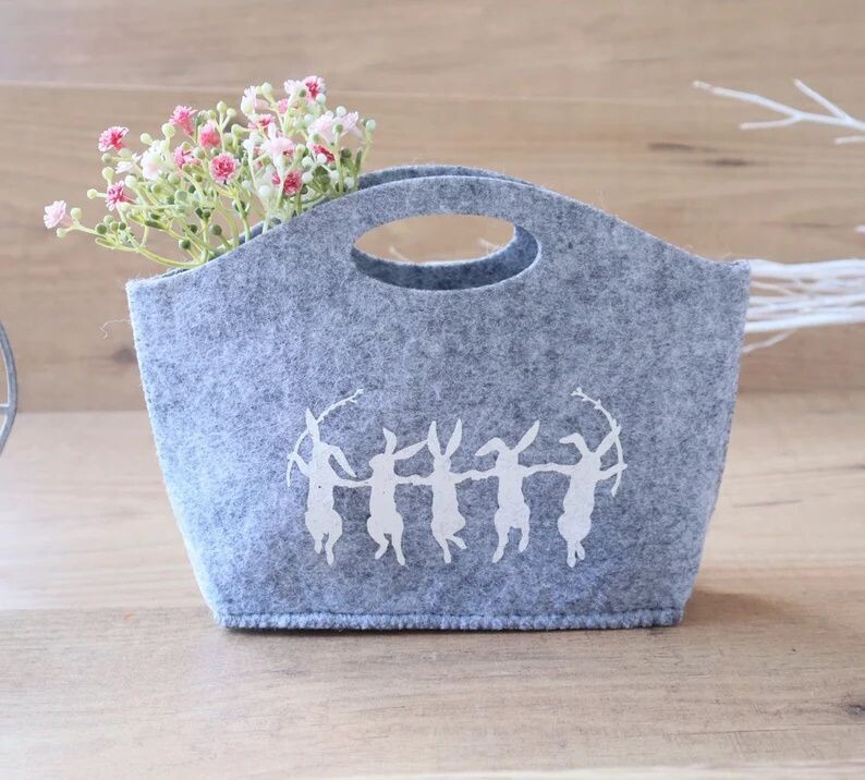 Geschenktasche Ostern Wohn Deko Tasche