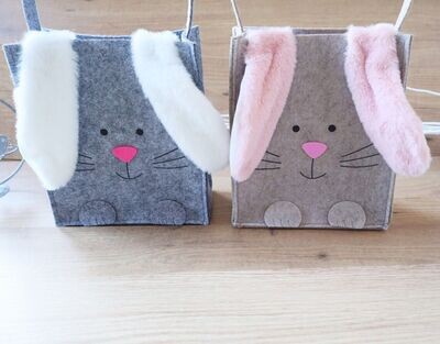Geschenktasche Hase Ostern BRAUN