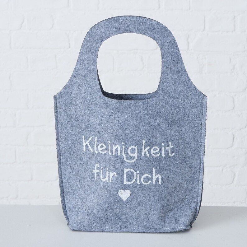 Geschenktasche Filz  Sprüche Geschenktüte KLEINIGKEIT FÜR DICH