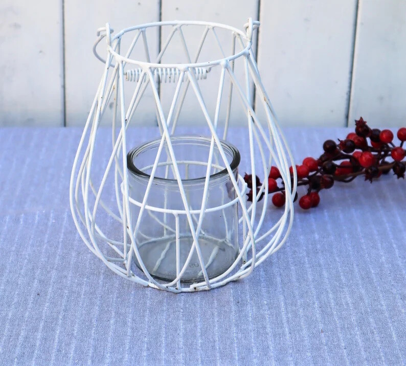 Tischdeko Windlicht mit Glas