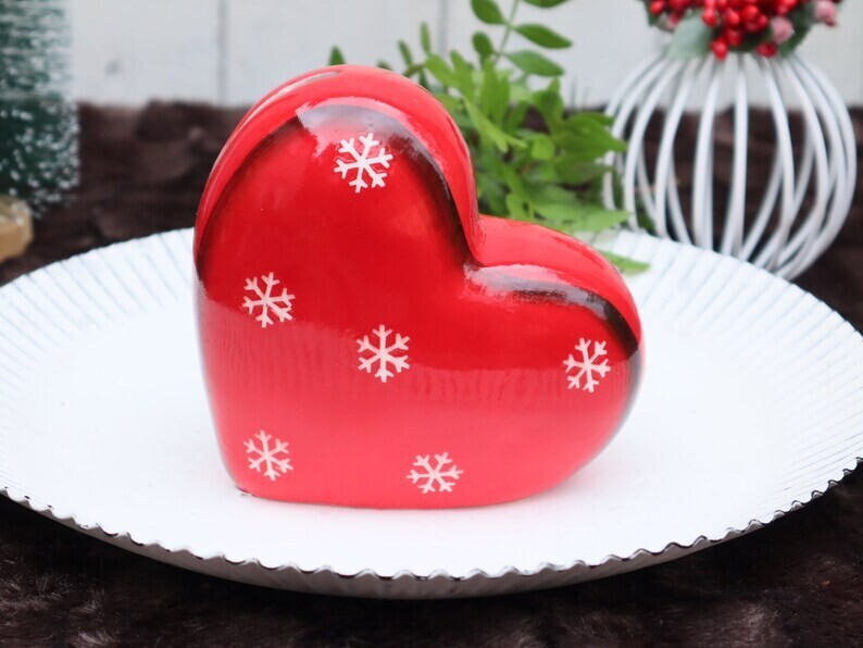 Spardose Herz Weihnachtsdeko Advent