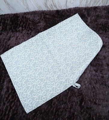 Geschirrtuch Küchenhandtuch grau weiß Abtrockentuch