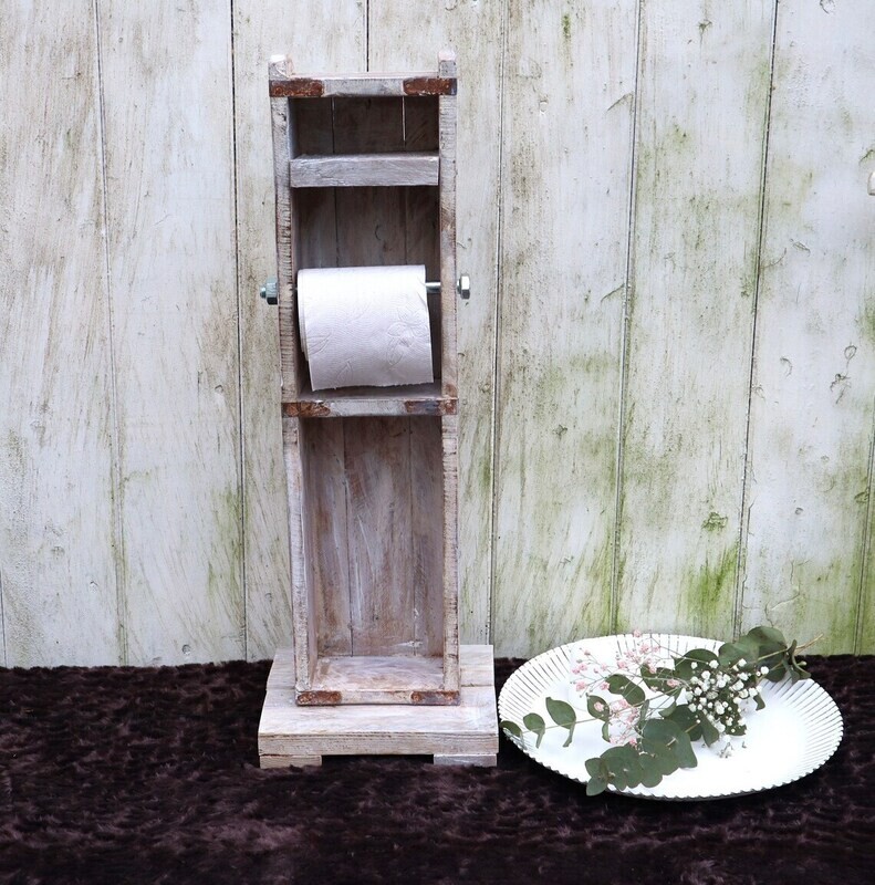 Toilettenrollenhalter Toilettenrollenständer weiß Ständer