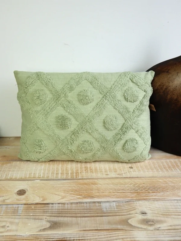 Deko Kissen grün rechteckig modern Sofa Kissen Couch Kissen
